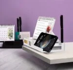 تقویم رومیزی پایه پلاستیکی نگین - Image 2