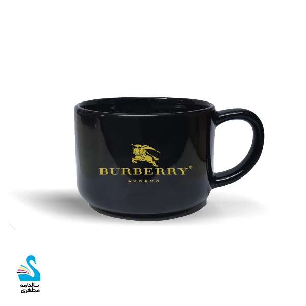 490مشکی فنجان سرامیک full black کد490