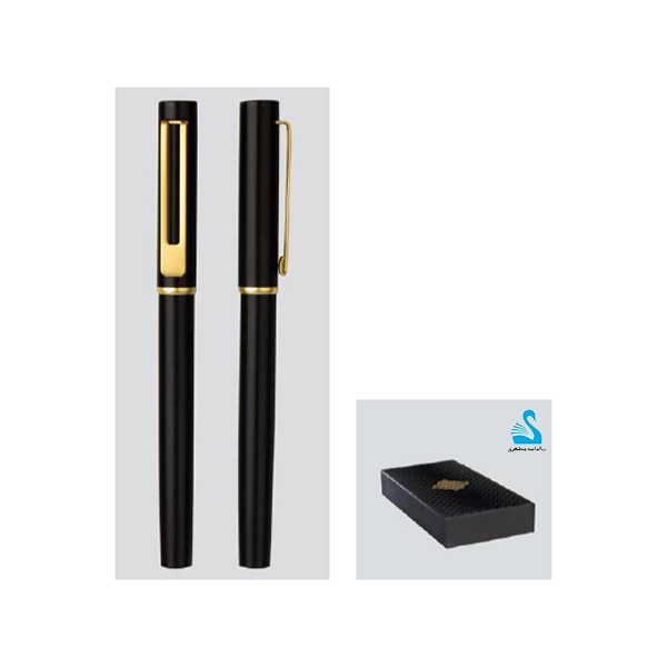 51410 51410 ست خودکار و روان نویس مشکی طالیی - Image 1