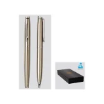 51423 ست خودکار و روان نویس نقره ای استیل
